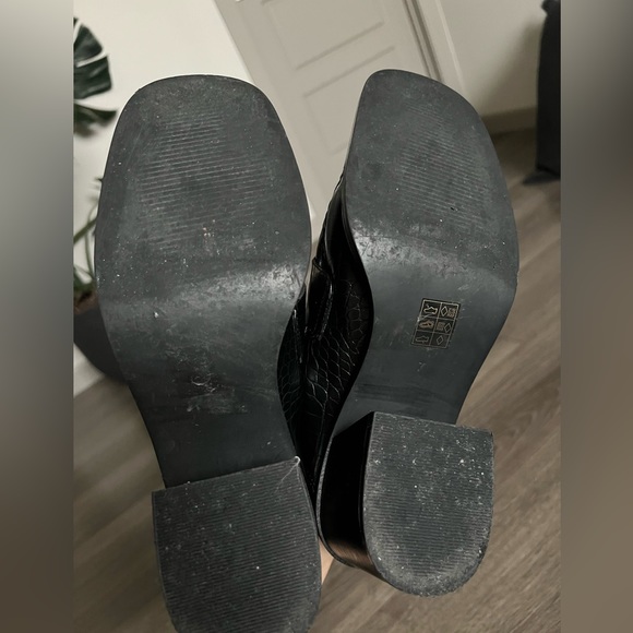 Asos block heel leather loafers - Picture 7 of 11